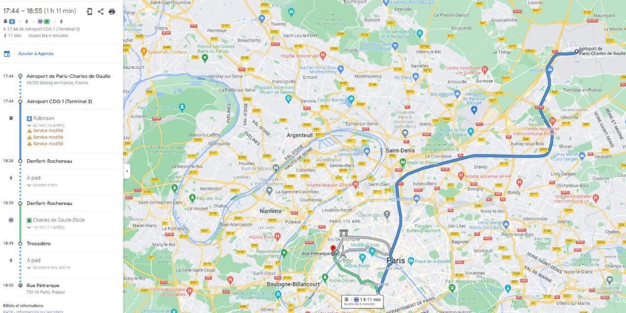 T2 Trocadero Tour Eiffel Διαμέρισμα Παρίσι Εξωτερικό φωτογραφία
