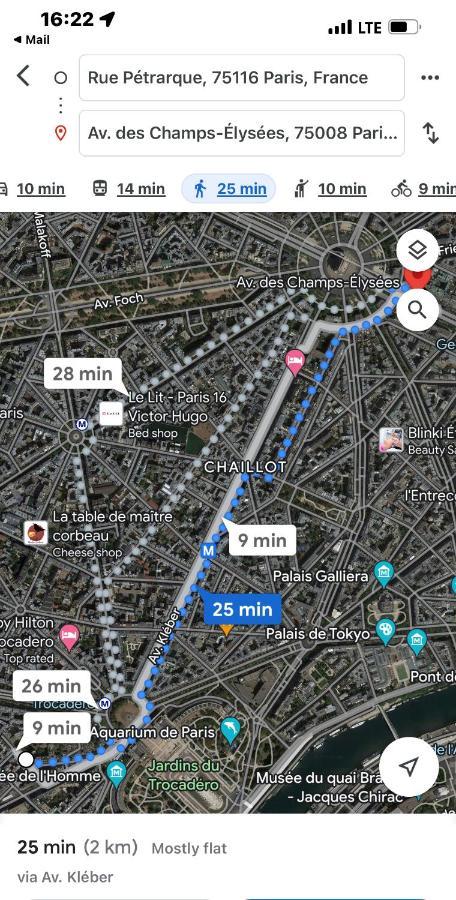 T2 Trocadero Tour Eiffel Διαμέρισμα Παρίσι Εξωτερικό φωτογραφία